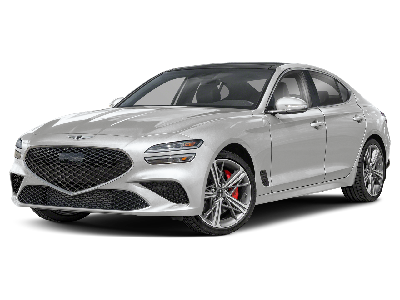 2026 Genesis G70 3.3T Sport Prestige in Vatna Gray — front three-quarter view