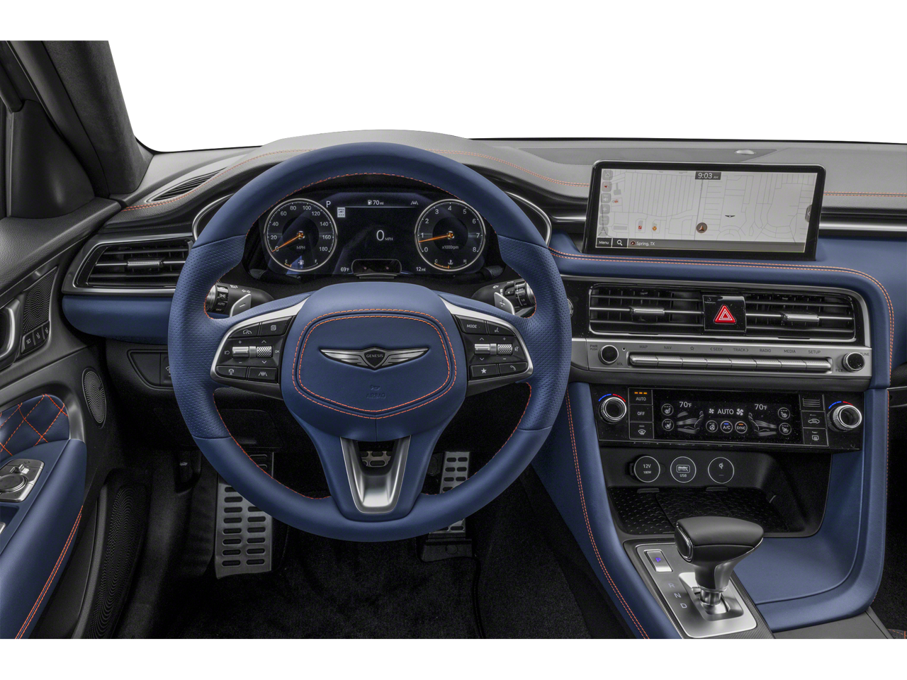 2026 Genesis G70 — interior view